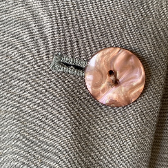 Vintage Evan Picone sage green linen blend blazer - Picture 11 of 15